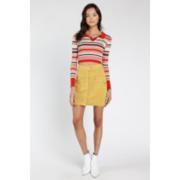 5/$30 SUEDE-LIKE MINI SKIRT - Picture 2 of 8